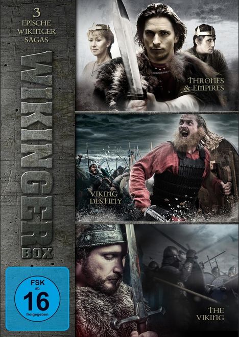 Wikinger Box - Drei Epische Wikinger Sagas, 3 DVDs