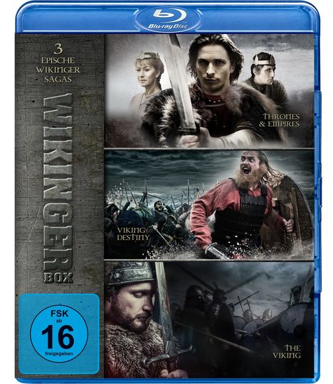 Wikinger Box - Drei Epische Wikinger Sagas (Blu-ray), 3 Blu-ray Discs