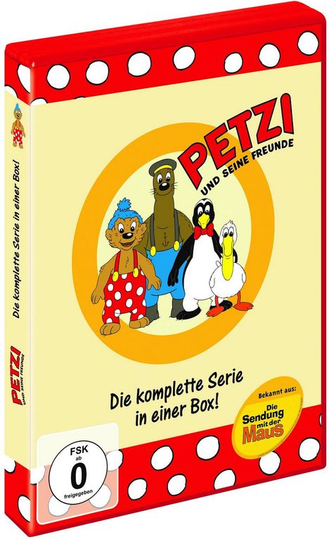 Petzi und seine Freunde (Komplette Serie), 6 DVDs