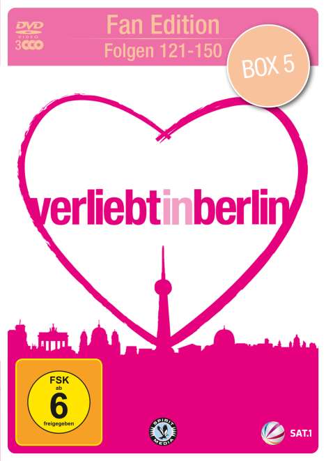 Verliebt in Berlin Box 5 (Folgen 121-150), 3 DVDs