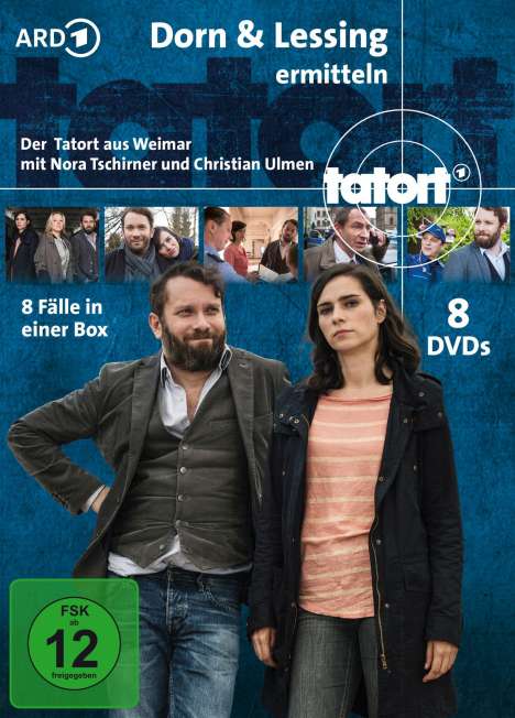 Tatort Weimar - Dorn und Lessing ermitteln, 8 DVDs