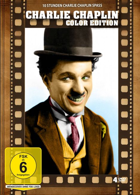 Charlie Chaplin - Color Collection, 4 DVDs