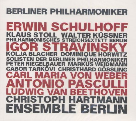 Berliner Philharmoniker - Ensembles &amp; Solisten, 3 CDs