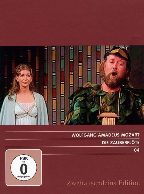 Wolfgang Amadeus Mozart (1756-1791): Die Zauberflöte, DVD