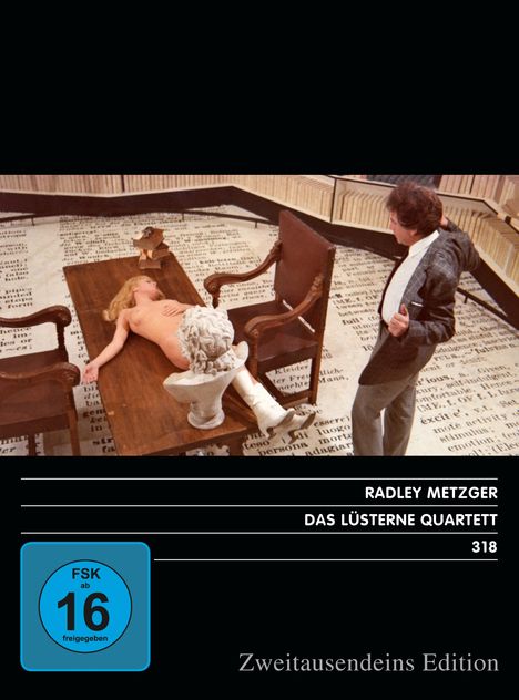 Das lüsterne Quartett (OmU), DVD