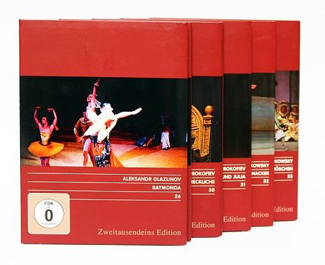 Glanzlichter des russischen Balletts, 5 DVDs
