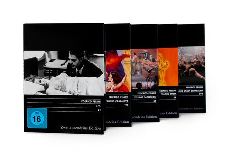 Federico Fellini Paket, 5 DVDs