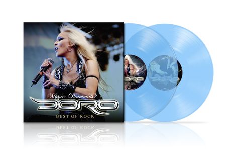 Doro: Magic Diamonds - Best of Rock (Limited Edition) (Curacao Clear Vinyl), 2 LPs