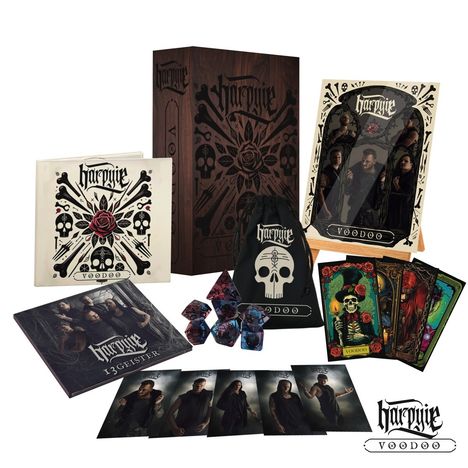 Harpyie: Voodoo (Limited Fanbox), 2 CDs und 1 Merchandise