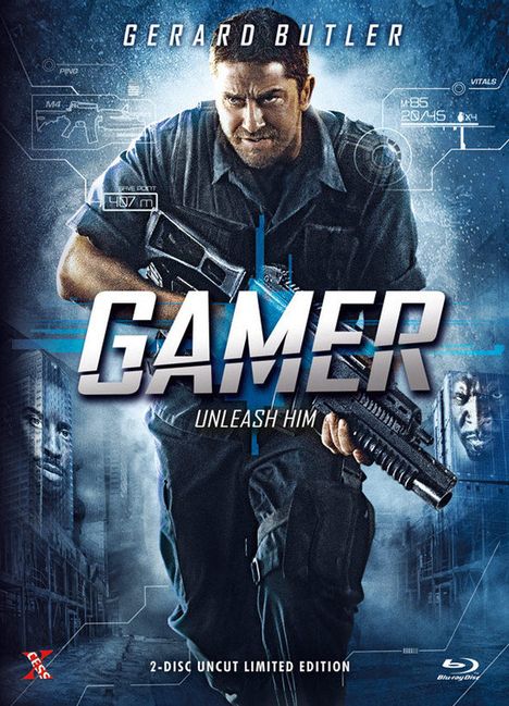 Gamer (Extended Version) (Blu-ray &amp; DVD im Mediabook), 1 Blu-ray Disc und 1 DVD