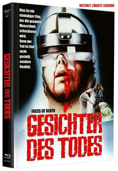 Gesichter des Todes (Blu-ray & DVD im wattierten Mediabook), 1 Blu-ray Disc und 2 DVDs