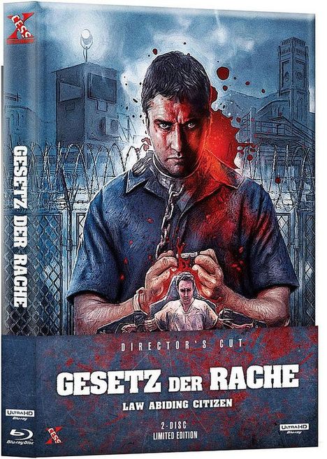 Gesetz der Rache (Director’s Cut) (Ultra HD Blu-ray &amp; Blu-ray im wattierten Mediabook), 1 Ultra HD Blu-ray und 1 Blu-ray Disc