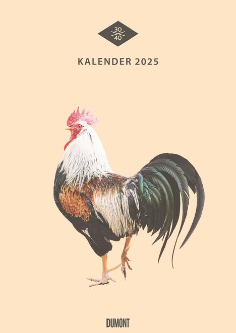 DUMONT - Managerie 2025 Wandkalender, 29,7x42cm, Kalender mit historischen Tier- und Pflanzenbildern, minimalistisch, vom Designlabel "30x40", gedruckt auf ungestrichenem Papier, int. Kalendarium, Kalender