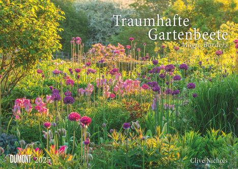 DUMONT - Traumhafte Gartenbeete 2025 Wandkalender, 42x29,7cm, Kalender mit zwölf traumhaft schönen Gartenbeeten, fotografiert von Clive Nichols, inspierierend für jeden Gartenfreund, Kalender