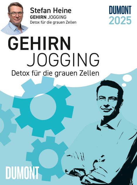 Stefan Heine: Stefan Heine Gehirnjogging 2025 Tagesabreißkalender - 11,8x15,9 - Rätselkalender - Knobelkalender - Tischkalender, Kalender