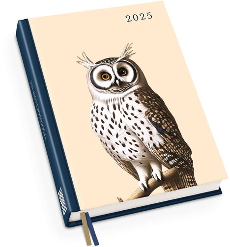 Taschenkalender Eule 2025 - Von 30x40 - Terminplaner mit Wochenkalendarium - Format 11,3 x 16,3 cm, Buch