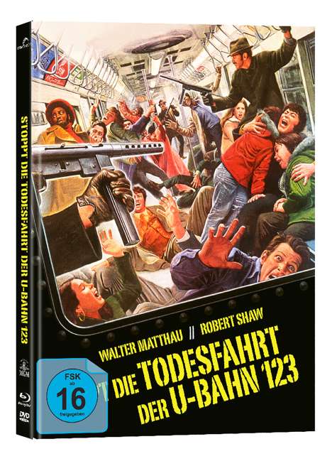 Stoppt die Todesfahrt der U-Bahn 1-2-3 (Blu-ray &amp; DVD im Mediabook), 1 Blu-ray Disc und 1 DVD