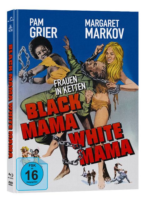 Black Mama, White Mama (Blu-ray &amp; DVD im Mediabook), 1 Blu-ray Disc und 1 DVD