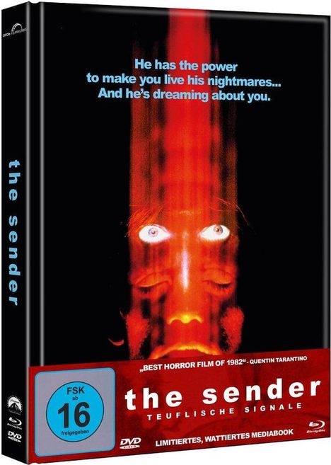 The Sender - Teuflische Signale (Blu-ray & DVD im wattierten Mediabook), 1 Blu-ray Disc und 1 DVD