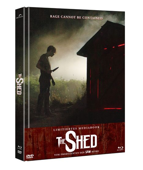The Shed (Blu-ray & DVD im Mediabook), 1 Blu-ray Disc und 1 DVD