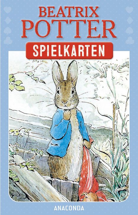 Kartenspiel Beatrix Potter. 54 Spielkarten mit 30 Motiven von Peter Hase und seinen Freunden, Diverse