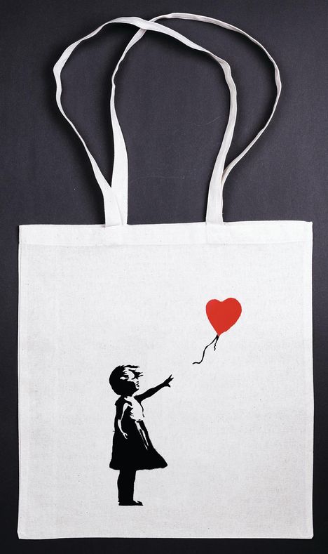 Umhängetasche Banksy Girl with Balloon, Diverse