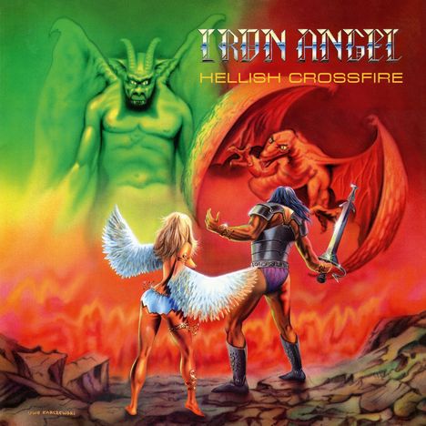 Iron Angel: Hellish Crossfire (Green Vinyl), LP