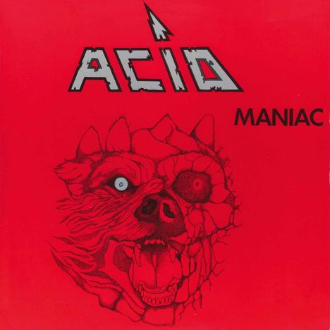 Acid (Metal): Maniac (Limited Edition) (Red Vinyl), 1 LP und 1 Single 7"