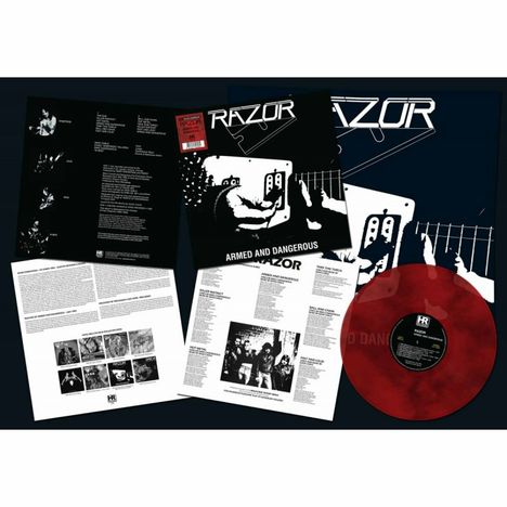 Razor: Armed And Dangerous (Red/Black Marbled Vinyl), LP