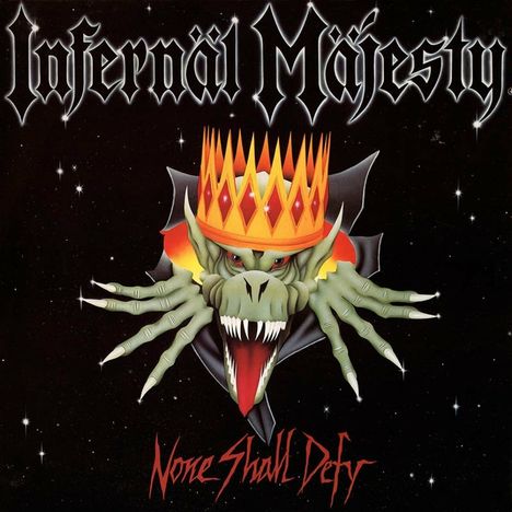 Infernäl Mäjesty: None Shall Defy (Green/White Splatter), LP