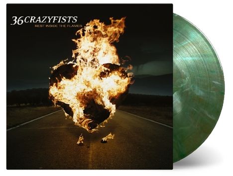 36 Crazyfists: Rest Inside The Flames (180g) (Limited-Numbered-Edition) (Gold, White &amp; Translucent Green Mixed Vinyl), LP