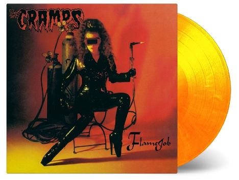 The Cramps: Flamejob (180g) (Limited-Numbered-Edition) (Orange &amp; Yellow Swirled Vinyl), LP