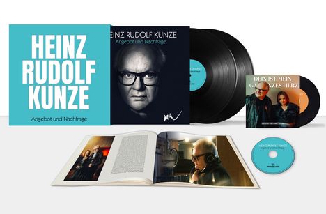 Heinz Rudolf Kunze: Angebot und Nachfrage (Limited Deluxe Fanbox), 2 LPs, 1 CD und 1 Single 7"