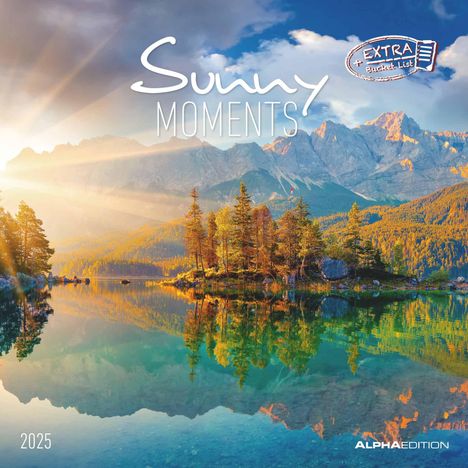 Sunny Moments 2025 - Broschürenkalender 30x30 cm (30x60 geöffnet) - Kalender mit Platz für Notizen - Bildkalender - Wandplaner - Wandkalender, Kalender