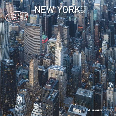 New York 2025 - Broschürenkalender 30x30 cm (30x60 geöffnet) - Kalender mit Platz für Notizen - Bildkalender - Wandplaner - Wandkalender, Kalender