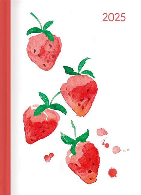 Mini-Buchkalender Style Fruits 2025 - Taschen-Kalender A6 - Dschungel - Day By Day - 352 Seiten - Notiz-Buch - Alpha Edition, Buch