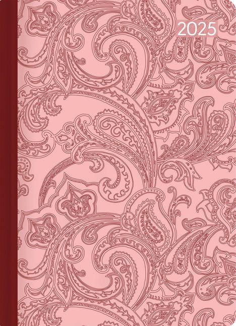 Daily Journal Style Paisley 2025 - Taschen-Kalender A6 - Leuchtturm - Day By Day - 352 Seiten - Notiz-Buch - Alpha Edition, Buch