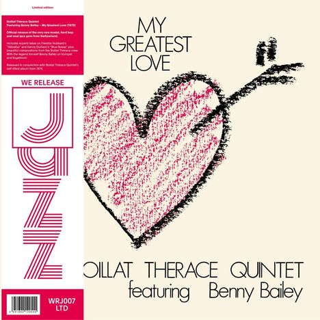 Boillat Therace Quintet: My Greatest Love (Reissue) (Limited Edition), LP