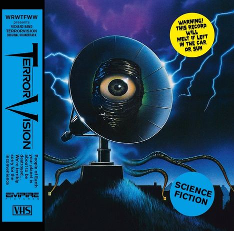 Richard Band: Filmmusik: TerrorVision OST (180g) (Blue Vinyl), LP