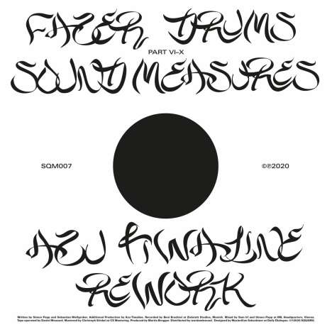 Fazer Drums: Sound Measures (Azu Tiwaline Rework), Single 12"