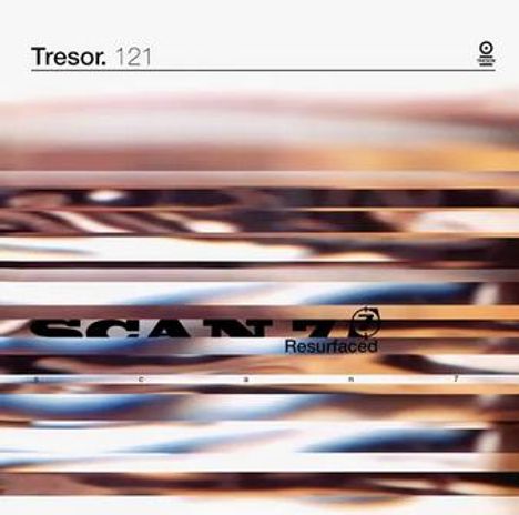 Tresor. 121, SCAN 7 Resurfaced, abstrakte Linien und verschwommene Farben.