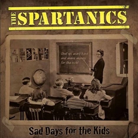 The Spartanics: Sad Days For The Kids (Limited Numbered Indie Edition) (Eco Marbled Vinyl), 1 LP und 1 CD