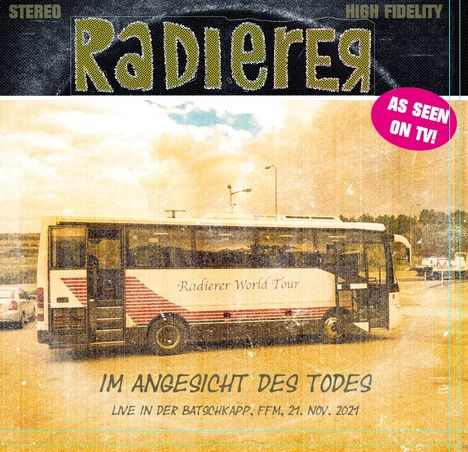 Die Radierer: Im Angesicht des Todes (Live), CD