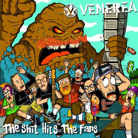 Venerea: The Shit Hits The Fans (Blue Vinyl), LP