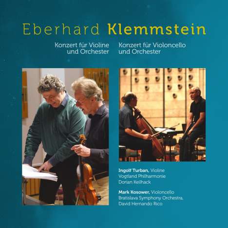 Eberhard Klemmstein (geb. 1941): Violinkonzert &amp; Cellokonzert, CD