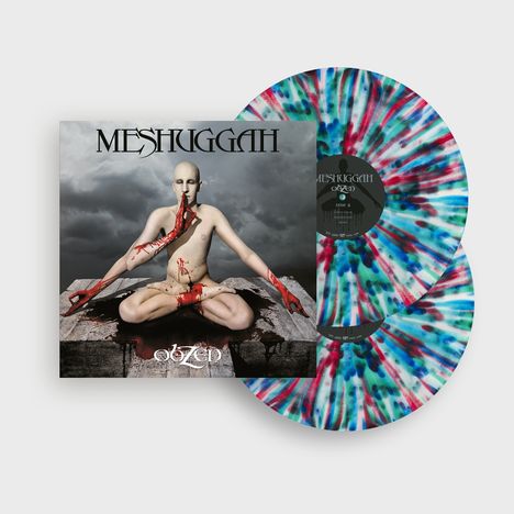 Meshuggah: ObZen (remastered) (180g) (Limited 15th Anniversary Edition) (Clear White Blue Splatter Vinyl), 2 LPs