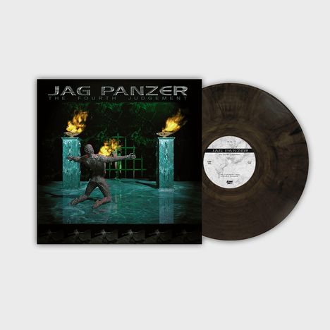 Jag Panzer: The Fourth Judgement (180g) (Limited Edition) (Transparent / Black Marbled Vinyl), LP