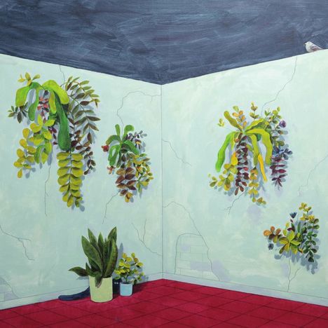 "Maurício Fleury," Albumcover mit Pflanzenmotiv und Vinyl-Schallplatte. Linker Text beschreibt Inhalt und Inspiration.