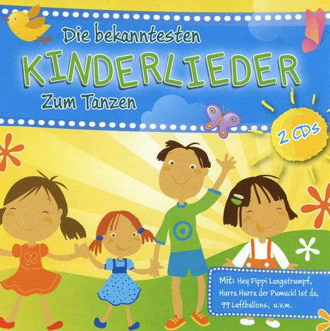 Die Bekanntesten Kinderlieder Zum Tanzen, 2 CDs