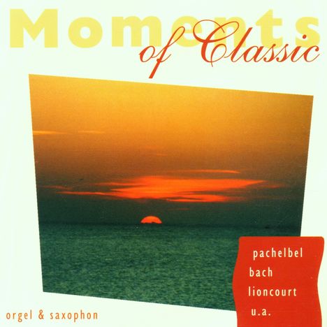 Musik für Saxophon & Orgel, CD